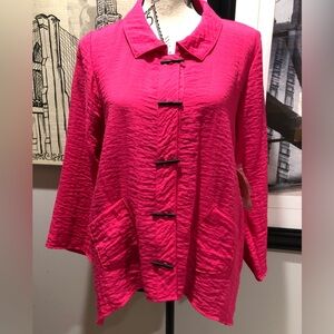BNWT Women’s Hot Pink Habitat Shacket/Duster
